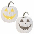TIKVA HALLOWEEN BIJELO-SREBRNA SA SVJETLOM 20 cm