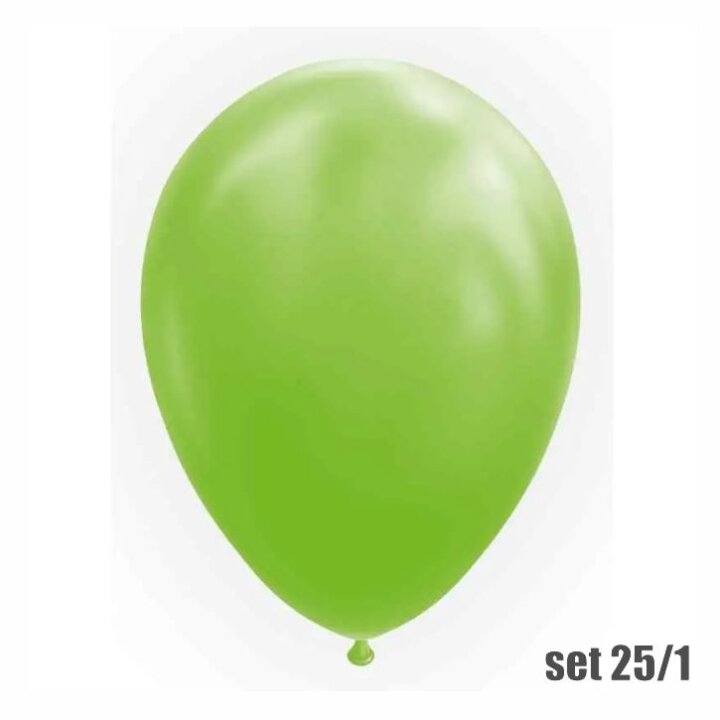 BALONI FIESTA 25/1 LIMETA ZELENI 30 cm
