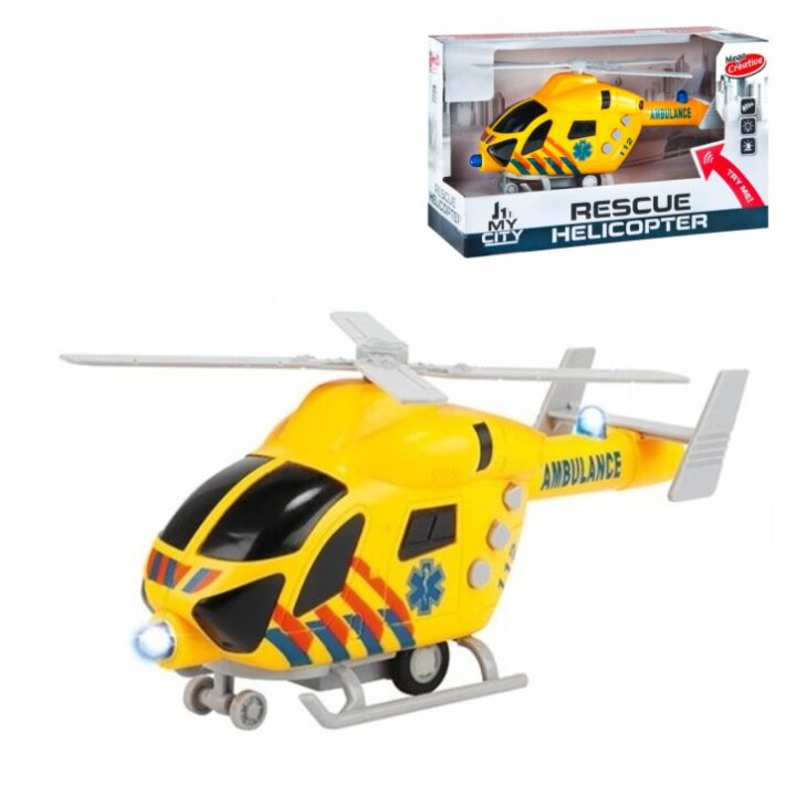 HELIKOPTER ZA IGRU SPASILAČKI NA BATERIJE U KUTIJI 23x14 CM