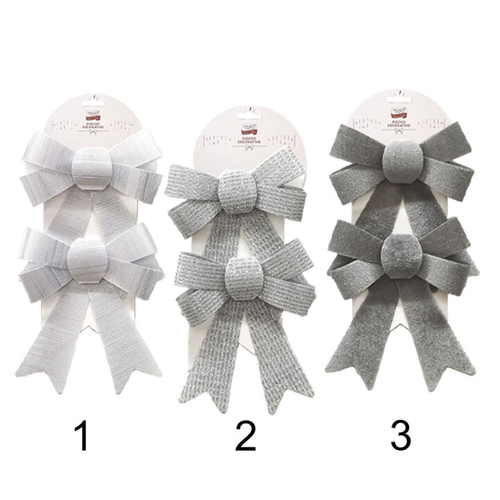 MAŠNE DEKORATIVNE 2/1 SREBRNE 19 cm - SORT