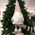 GNOM DEKORACIJA ROZI 60 cm S LED SVJETLOM NA BATERIJE