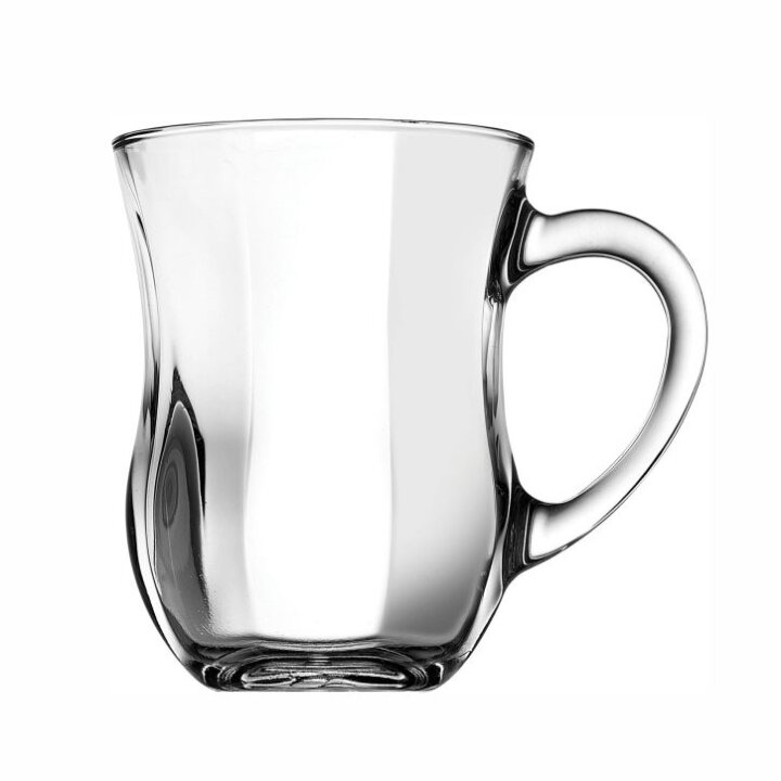 ŠALICA STAKLENA S DRŠKOM 350 mL