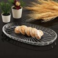 TANJUR STAKLENI ELEGANT OVALNI 16,3x27,8 cm