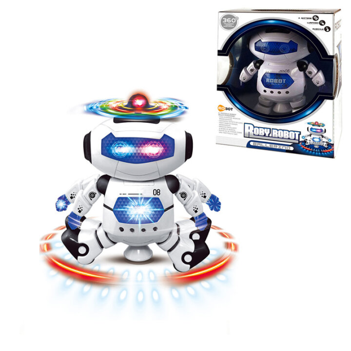 ROBOT KOJI PLEŠE ROBY 19 cm MUZIČKI SA SVJETLOM