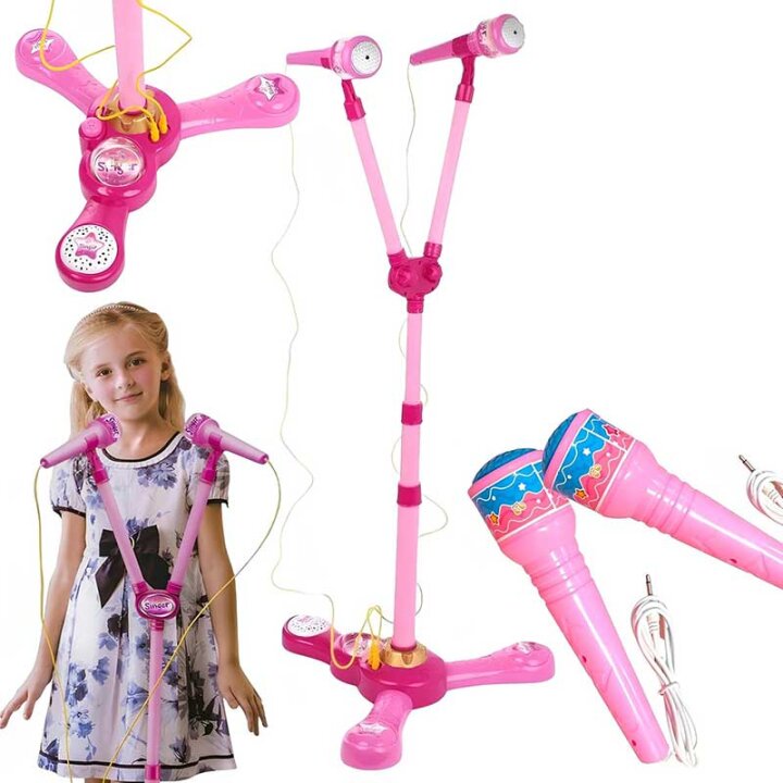 MIKROFONI 2/1 SA STALKOM NA BATERIJE 89 cm