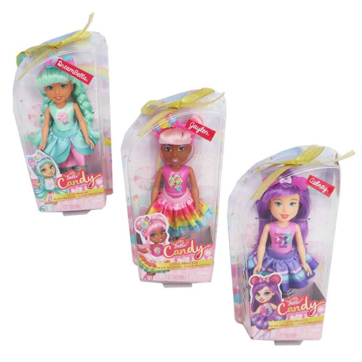 LUTKA DREAM BELLA LITTLE PRINCESS - CANDY - SORT