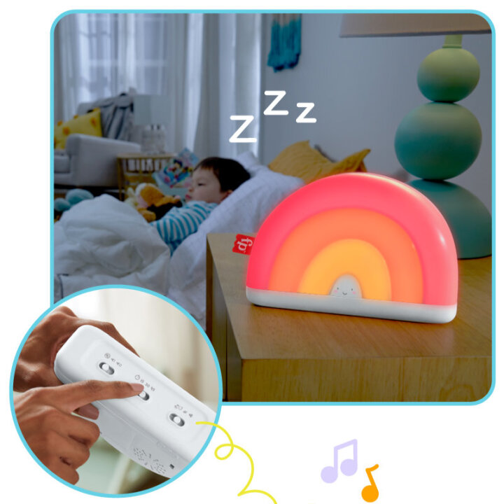 NOĆNA LAMPICA MUZIČKA 17,2x6,3x11,7 cm - ZALAZAK SUNCA - FISHER PRICE - MATTEL