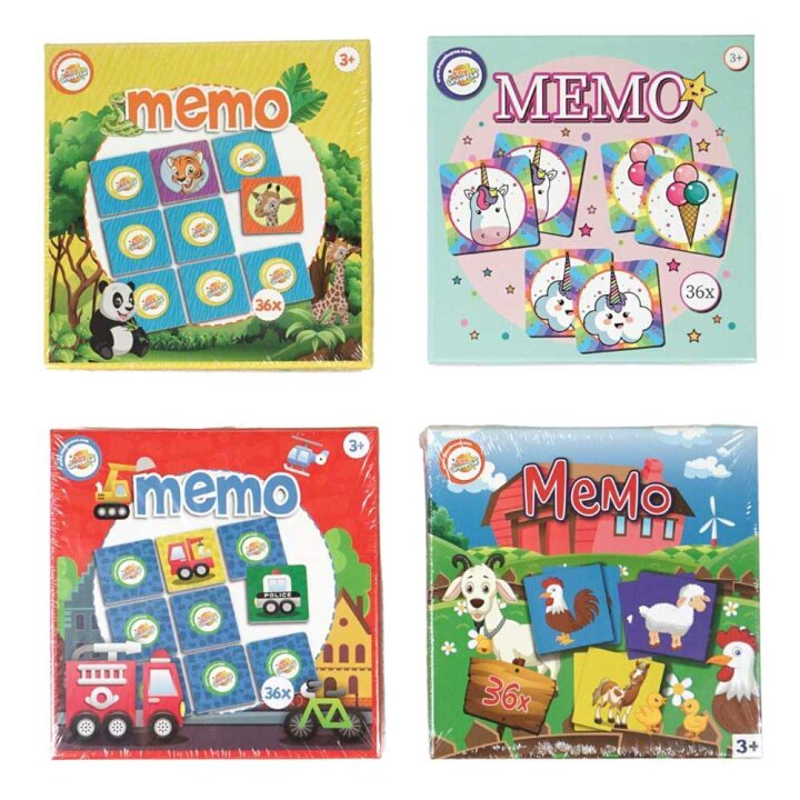 IGRA MEMORI S KARTAMA 17 cm - SORT