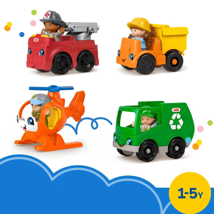 KAMION S FIGUROM FISHER-PRICE LITTLE PEOPLE - SORT