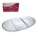 TANJUR STAKLENI ELEGANT S PREGRADAMA OVALNI 16,3x27,8 cm