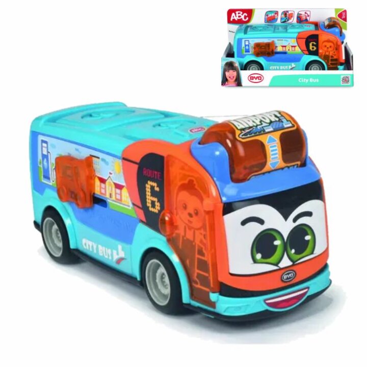 ABC BUS - AUTOMOBIL NA GURANJE ZA BEBE I MALU DJECU 10,5x21 CM
