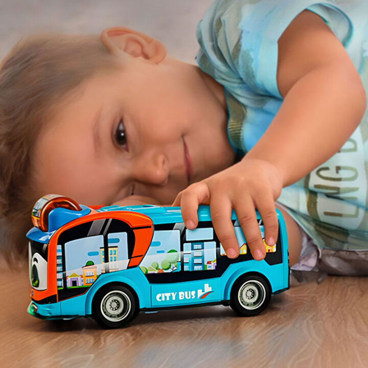ABC BUS - AUTOMOBIL NA GURANJE ZA BEBE I MALU DJECU 10,5x21 CM