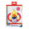 ZVEČKA ZA BEBE PAČIĆ, ZA HVATANJE SA PRSTENOM ZA ZUBE 16x21x5 CM