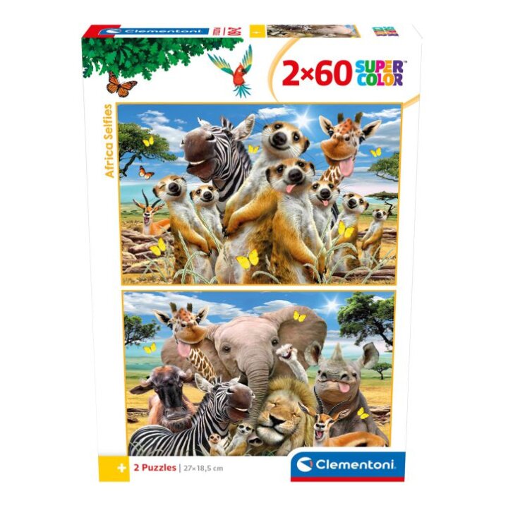 PUZZLE 2x60 DIJELNE DISNEY AFRIKA - SUPER COLOR - CLEMENTONI