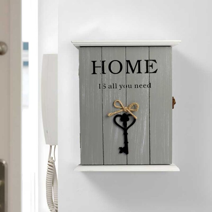 ORMARIĆ ZA KLJUČEVE  BOJA DRVA - HOME 24 x 19 cm