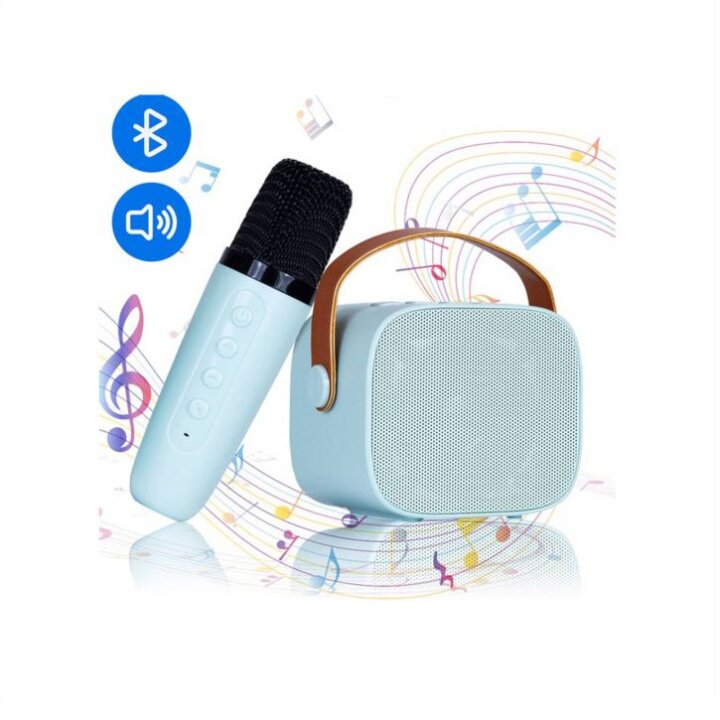 KARAOKE SET ZA DJECU BEŽIĆNI MIKROFON I ZVUČNIK U KUTIJI 10,6x6,7x8,2 CM