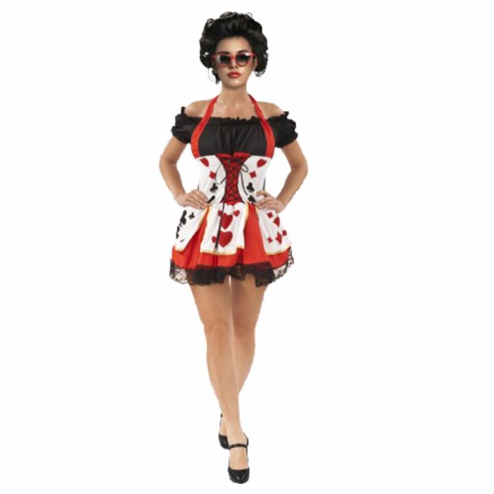 KOSTIM POKER LADY -  VELIČINA XS / S
