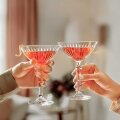 ČAŠE JOY MARTINI NA STALKU STAKLENE 4/1 200 mL