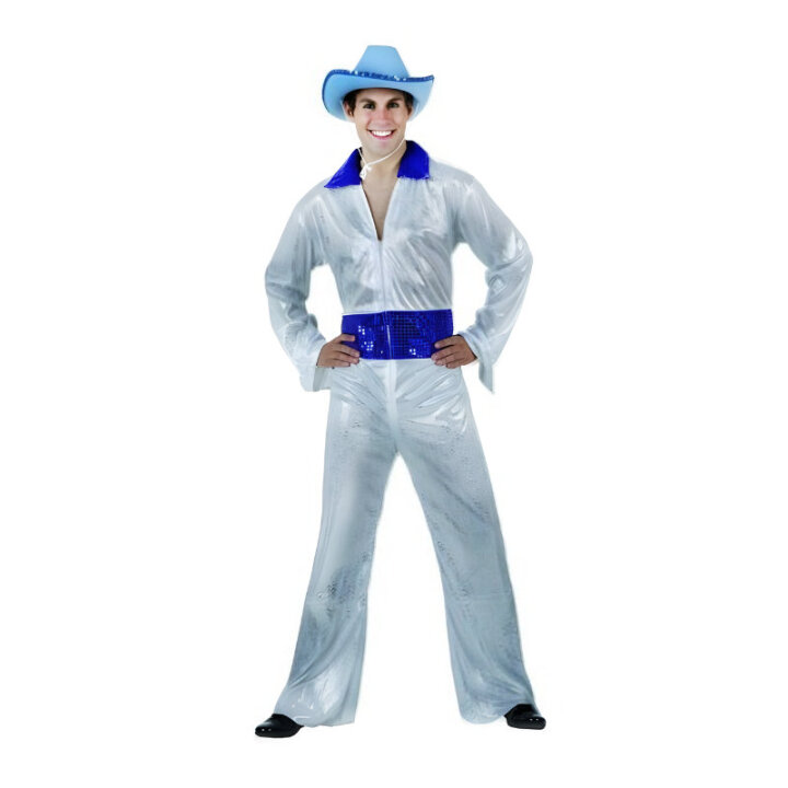 KOSTIM DISCO KING SREBRNI M/L