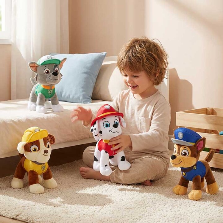 PAW PATROL PLIŠANA IGRAČKA 18 CM - DINO RESCUE SORT