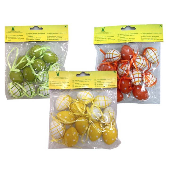 JAJA USKRŠNJA DEKORIRANA 4 cm SET 12/1 - SORT