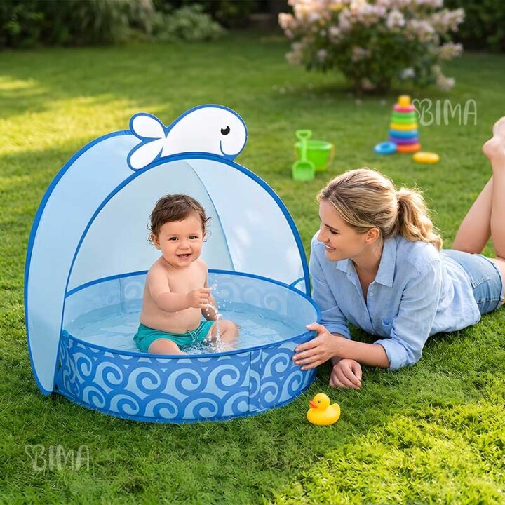 BESTWAY BAZEN ZA BEBE POP-UP SA SJENILOM 60 L / 68x78 cm