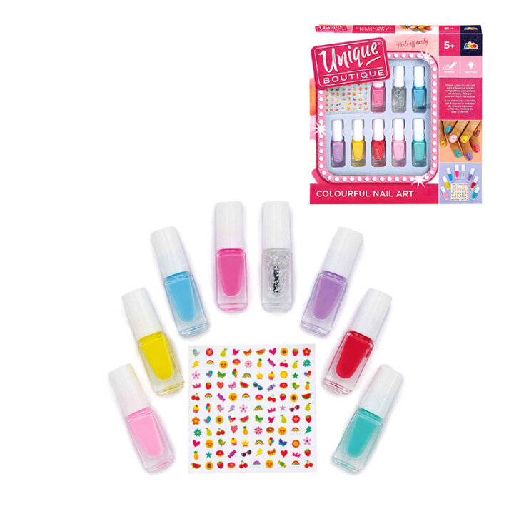 UNIQUE BOUTIQUE SET ZA UKRAŠAVANJE NOKTIJU U KUTIJI