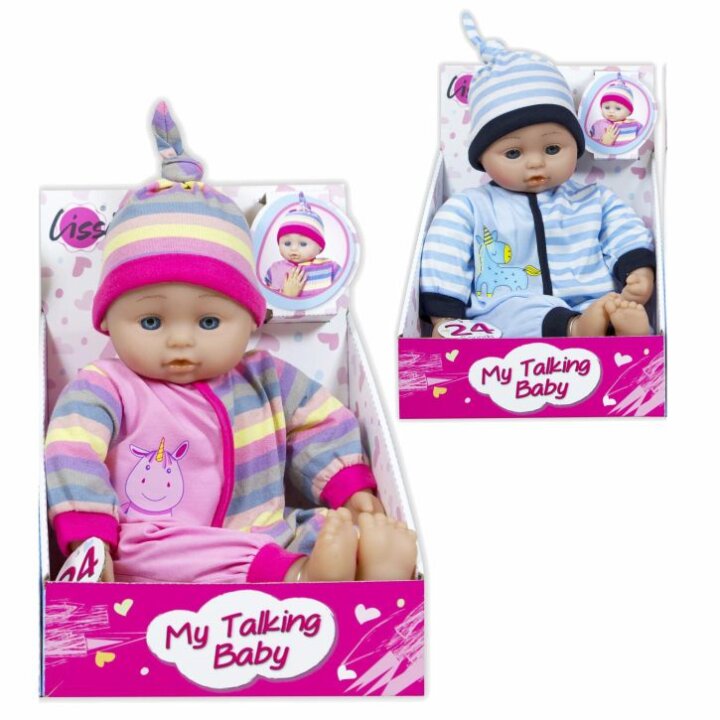 LUTKA DOJENČE KOJA GOVORI 38 cm - LIZZY - VEDES