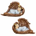 ANĐEO FIGURA KOJI LEŽI NA KRILIMA S LED SVJETLIMA 14x22cm
