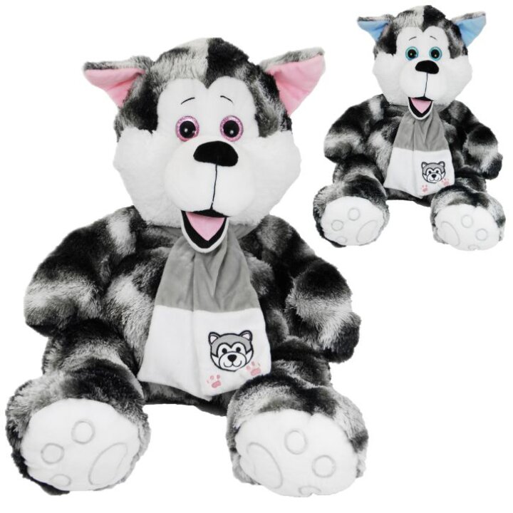 PAS HUSKY PLIŠANI S ŠALOM 60 cm