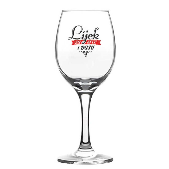 ČAŠA ZA VINO S TISKOM 370 ml  