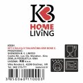 ŠALICE S TANJURIĆIMA NEW BONE BELLA DEKORIRANE 6/1 200 ML - VALOVITI RUB