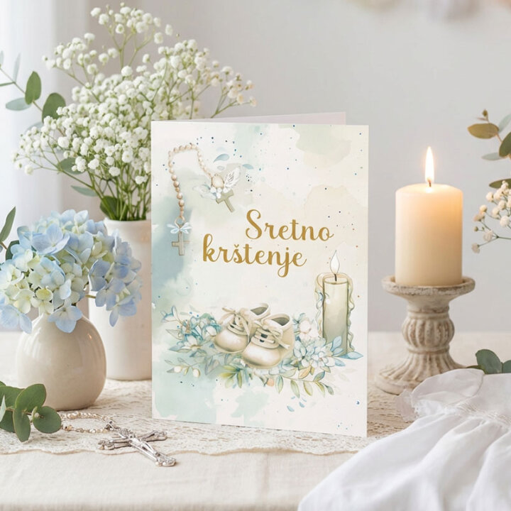 ČESTITKA - SRETNO KRŠTENJE