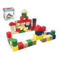 KOCKE DRVENE U BOJI 50 DIJELNE U KUTIJI 15x15x18 cm