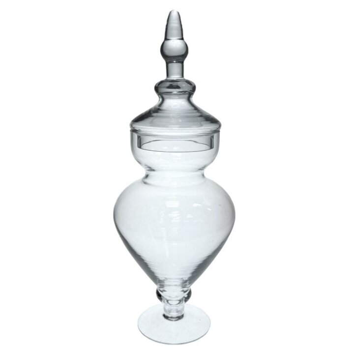 BOMBONJERA STAKLENA S POKLOPCEM 30 cm