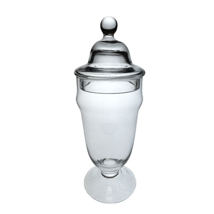 BOMBONJERA STAKLENA S POKLOPCEM 26 cm
