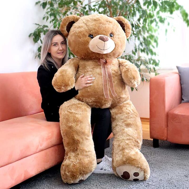 MEDO PLIŠANI SMEĐI S MAŠNOM 140 cm