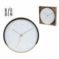 SAT ZIDNI 30 cm BIG BEN - BIJELO-SREBRNI / BIJELO-ZLATNI