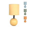 LAMPICA NOĆNA KERAMIČKA OKRUGLA 25 cm TINY - SORT BOJE