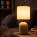 LAMPICA NOĆNA KERAMIČKA 25 cm TINY - SORT BOJE