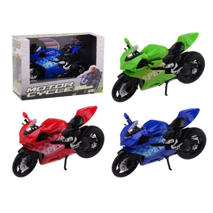 MOTOR SPORTSKI ZA IGRU U KUTIJI 21x14x8 CM - SORT