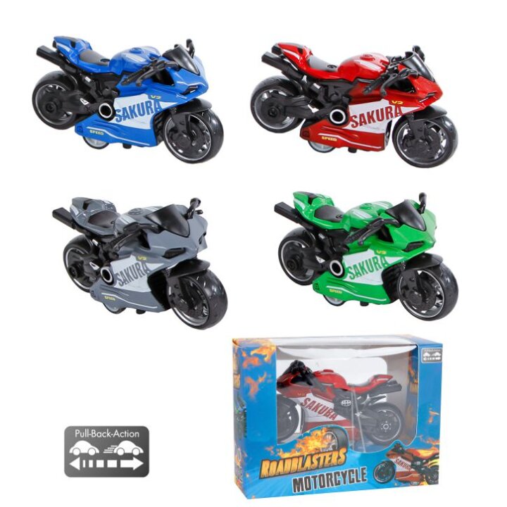 MOTOR SPORTSKI ZA IGRU NA POTEZ ROADBLASTER 11,5 cm - SORT