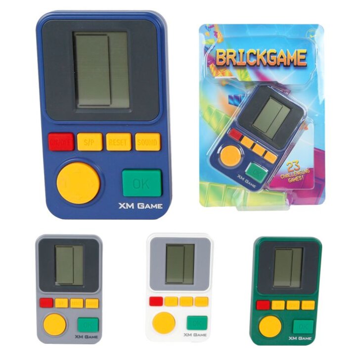 RETRO TETRIS KONZOLA SA 23 IGRICE 6,5x11 cm - SORT BOJE