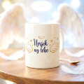 ŠALICA KERAMIČKA S TISKOM BIJELA U POKLON KUTIJI 300 ml - Uvijek uz tebe