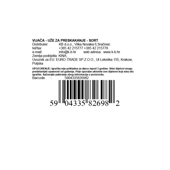 VIJAČA - UŽE ZA PRESKAKANJE - SORT