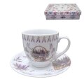ŠALICE ZA KAVU 6/1 PORCULAN 180 mL - LAVANDA
