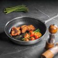 WOK TAVA INOX S NEPRIANJAJUĆIM HEXAGON PREMAZOM INDUKCIJA 28x8 cm