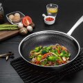 TAVA INOX S NEPRIANJAJUĆIM HEXAGON PREMAZOM INDUKCIJA 24 cm