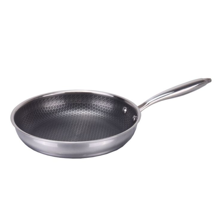 TAVA INOX S HEXAGON NEPRIANJAJUĆIM PREMAZOM INDUKCIJA 26 cm