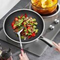 TAVA INOX S HEXAGON NEPRIANJAJUĆIM PREMAZOM INDUKCIJA 26 cm